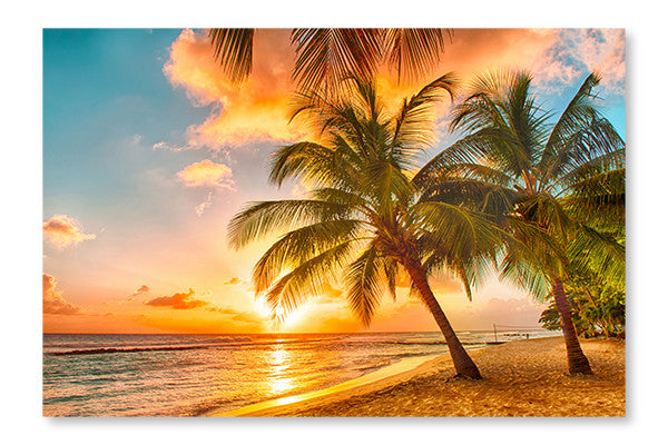 Barbados 24x36 Wall Art Fabric Panel Without Frame