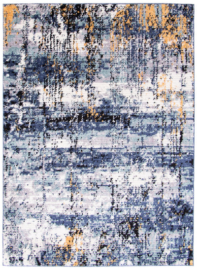 Paloma Marble Blue Area Rug - 3'11" x 5'11"