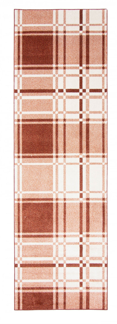 Roma Copper Machine Washable Area Rug - 2'6" x 8'0"