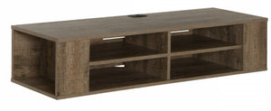 City Life Wall Mounted Media Console - Weathered Oak | Console multimédia murale City Life - chêne vieilli | D83G086Q