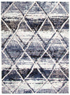 Carpette Makondo Abstract bleu - 6 pi 7 pox 9 pi 6 po
