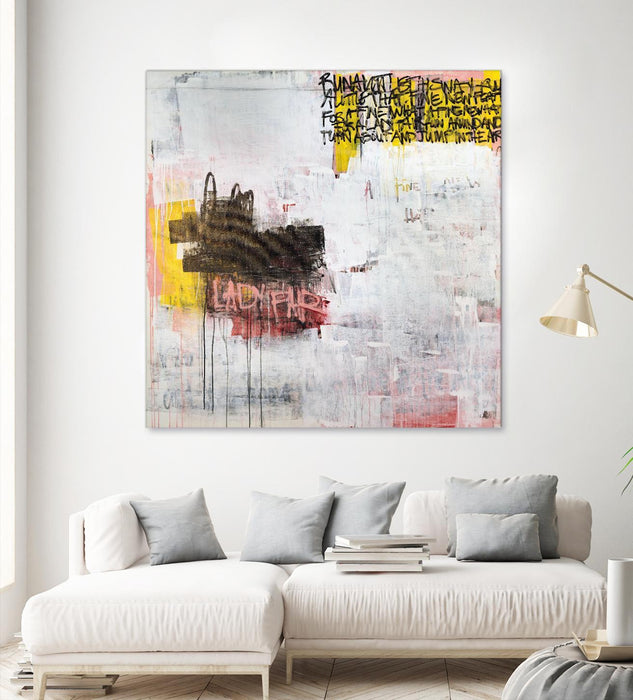 Œuvre d’art murale Giant Art « Jump In The Air » 54 x 54
