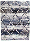 Carpette Makondo Abstract bleu - 8 pi 0 pox 10 pi 0 po