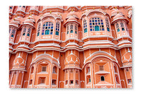  Hawa Mahal Palace 28 po x 42 po : Cadre d'art mural et panneau de tissu