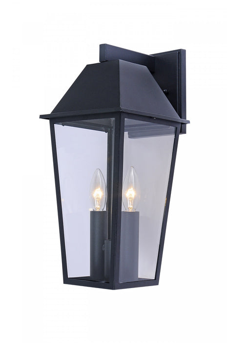 Applique murale Winchester noire à 2 ampoules pour l'extérieur