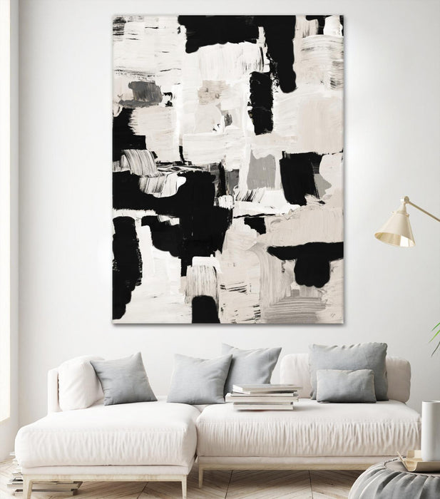 Œuvre d’art murale Giant Art « Night Peace Abstract » 72 x 54