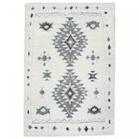 Carpette Lola Diamond grise 3 x 5