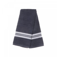 Essuie-mains bleu marine 16 x 27 de luxe - ensemble de 6 serviettes