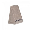Essuie-mains brodé luxueux 16 x 27 taupe - ensemble de 6 serviettes