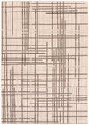Carpette Sadie Burburry argent-noir - 5 pi 3 pox 7 pi 7 po