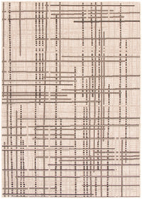 Carpette Sadie Burburry argent-noir - 5 pi 3 pox 7 pi 7 po