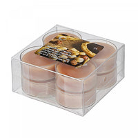 Paquet de 8 bougies chauffe-plats parfumées à arôme de crème de noisette - ensemble de 2 paquets de bougies