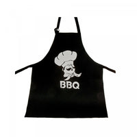 Tablier pour barbecue en néoprène noir