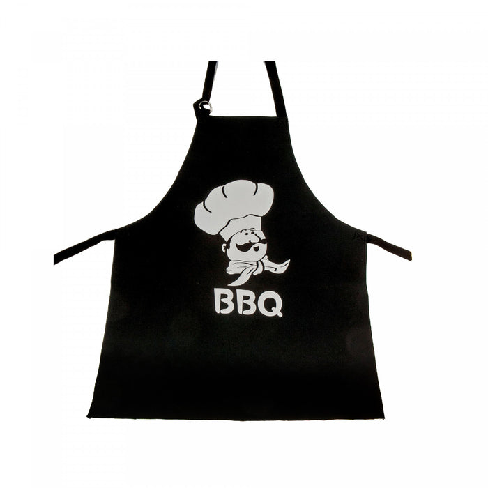 Tablier pour barbecue en néoprène noir
