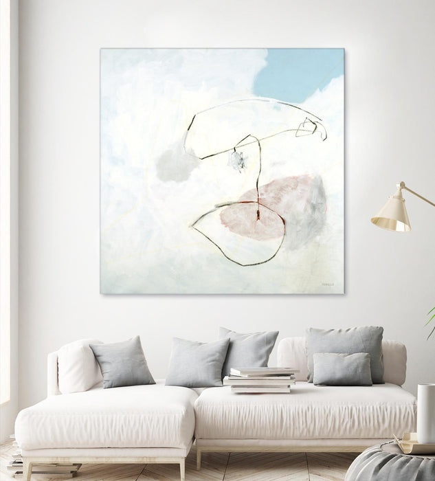 Œuvre d’art murale Giant Art « Sweet Solitude » 54 x 54