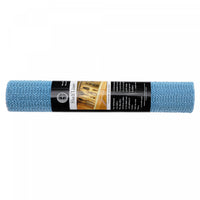 Tapis antidérapant bleu de 12 po x 60 po en PVC - ensemble de 6 articles de rangement pour la cuisine