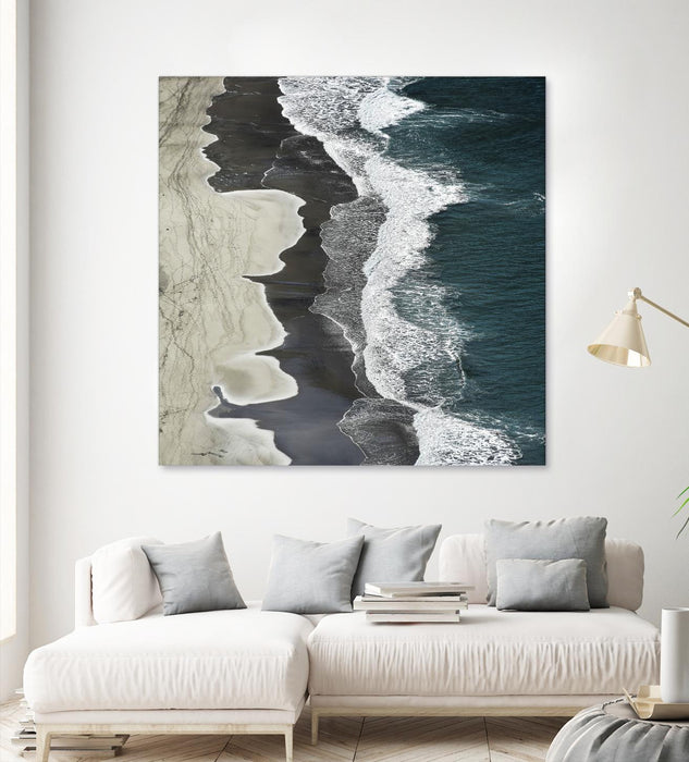 Œuvre d’art murale Giant Art « Molenaar - Running Waves » 72 x 72