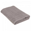 Serviette de bain nattée gris clair 27 x 50 - ensemble de 2 serviettes