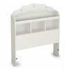 Tiara Tête de Lit Bibliothèque Simple - Blanc solide