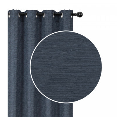 Jacquard Blackout Panel Linea Charcoal 84" Drapes and Blinds|Panneau coupe-lumière Linea de 84 po anthracite en jacquard