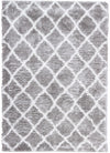 Carpette Ker grise à motifs de diamants 4 x 6