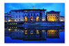  The Uffizi Palace 16 po x 24 po : Cadre d'art mural et panneau de tissu