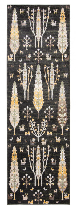 Carpette Pine noire lavable à la machine - 2 pi 6 po x 8 pi 0 po