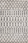 Carpette Essos blanche à motifs marocains 5 x 8