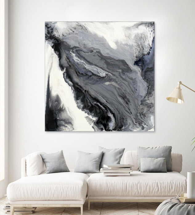 Œuvre d’art murale Giant Art « Approaching » 54 x 54