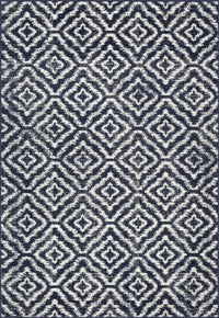 Carpette Lav Mosaic bleu marine 3 x 5