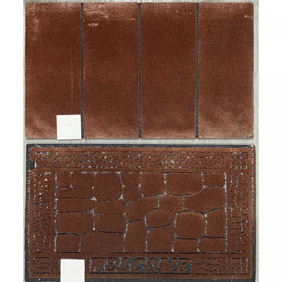 Heavy Rubber Door Mat 18x30 Welcome Brick Floormat|Paillasson robuste 18x30 en caoutchouc « Welcome » à motif de brique