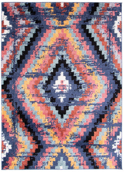 Paloma Casa Navy Area Rug - 5'3" x 7'3"