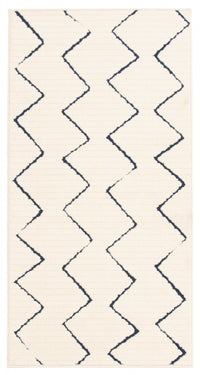 Carpette Kimi bleueivoire 2 pi 8 po x 4 pi 11 po
