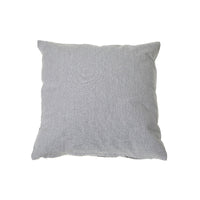Coussin gris clair en chambray avec fermeture à glissière - ensemble de 2 coussins