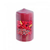 Chandelle pilier parfumée de 2,75 po x 5 po à arôme de délice aux canneberges - ensemble de 2 chandelles