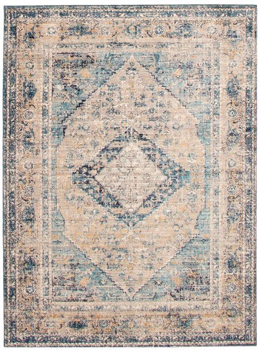 Carpette Bolivar Bijar bleu - 5 pi 0 pox 8 pi 0 po