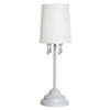 Lampe de table Simple Designs avec perles suspendues en acrylique