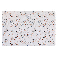 Napperon en plastique à motif de Terrazzo - ensemble de 12