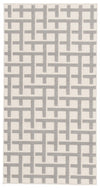 Carpette Brangane gris clair 2 pi 8 po x 4 pi 11 po