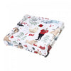 Coussin carré stylé 16 po x 16 po au thème « canadiana » - ensemble de 2 coussins de chaise