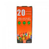 Jeu de 20 petites lumières pour l’intérieur avec ampoules multicolores - ensemble de 2 jeux de lumières de Noël