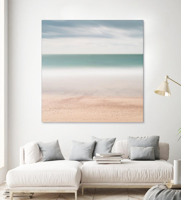 Œuvre d’art murale Giant Art « Beach, Sea, Sky » 54 x 54