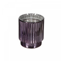 Bougie parfumée côtelée électroplaquée de 4,6 oz à senteur de rêves tropicaux - ensemble de 2