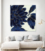 "Indigo Garden I" Giant Art 72x72 Wall Art