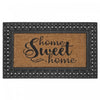 Tapis de plancher « Home Sweet Home » en caoutchouc et tapis-brosse