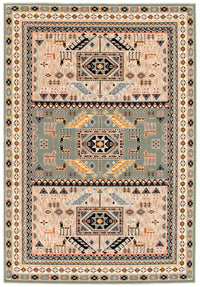 Carpette Quincy bleu sarcelle - 5 pi 3 po x 7 pi 3 po 