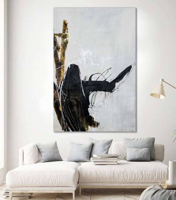 Œuvre d’art murale Giant Art « Lever Down » 84 x 54