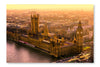  The Big Ben And The Houses Of Parliament 16 po x 24 po : Cadre d'art mural et panneau de tissu