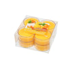 Paquet de 8 bougies chauffe-plats parfumées à arôme de zestes d’agrumes - ensemble de 2 paquets de bougies