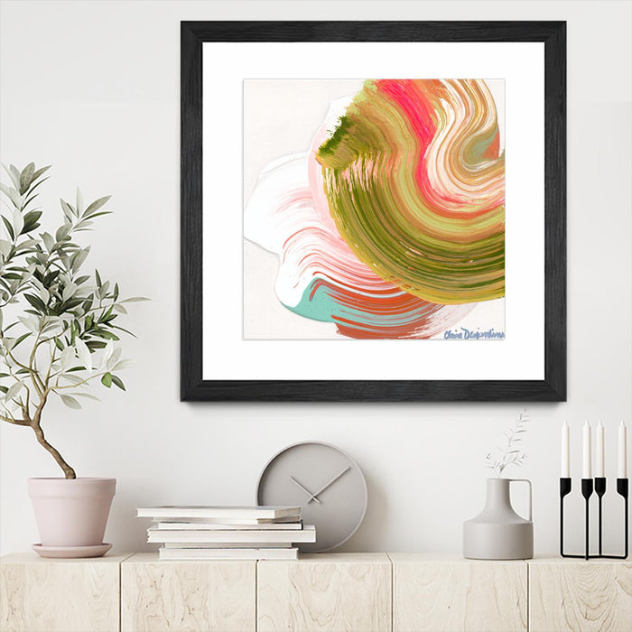 Œuvre d’art murale encadrée noire et mate « Night On The Town » 36 x 36